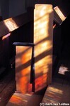 Kerkbank op de galerij.
<br/>
Gert-Jan Lobbes, 2017
